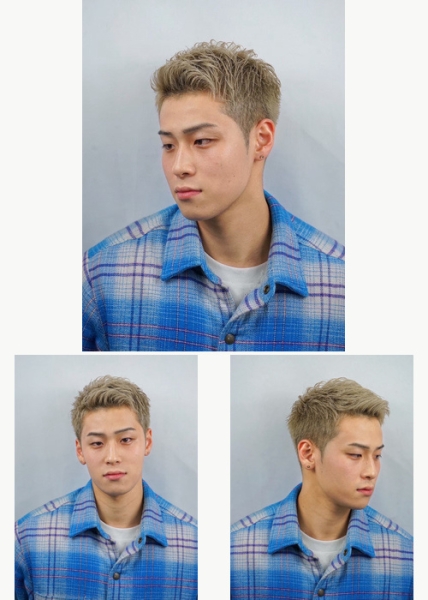 Blonde Textured Short
