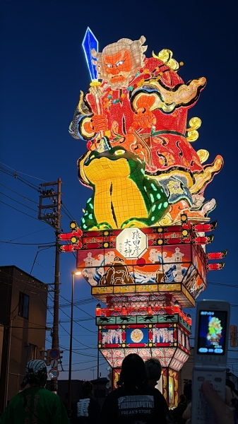 地元青森のねぶた祭で夏を満喫しました！