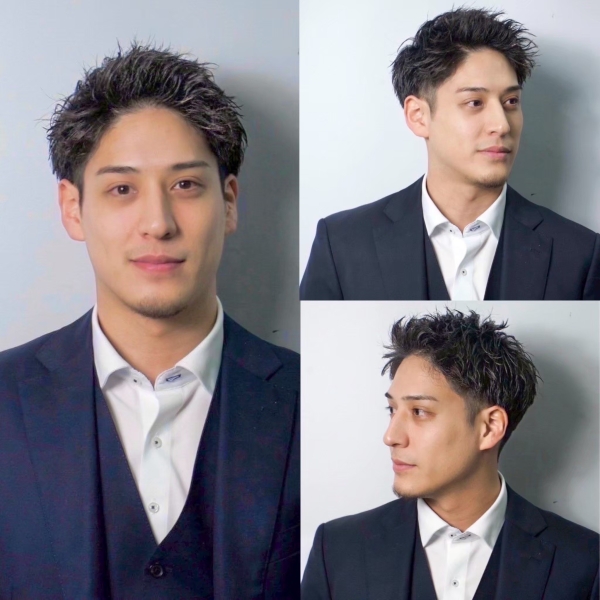 清潔感と男らしさを両立、今こそ試したいアップバングスタイル