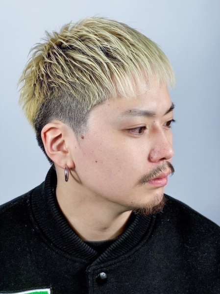 フェードで男らしい印象に