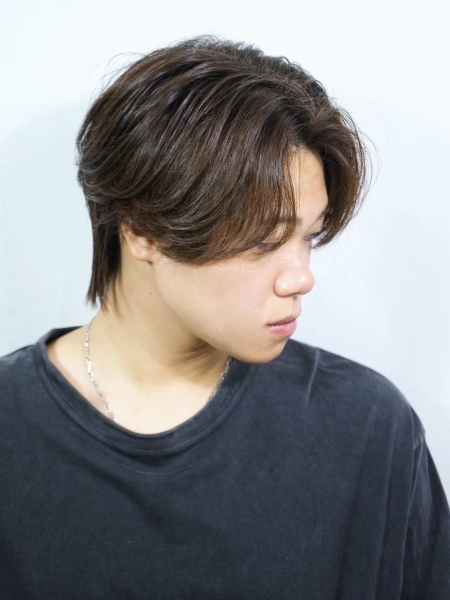 大人の余裕を感じるニュアンスパーマ