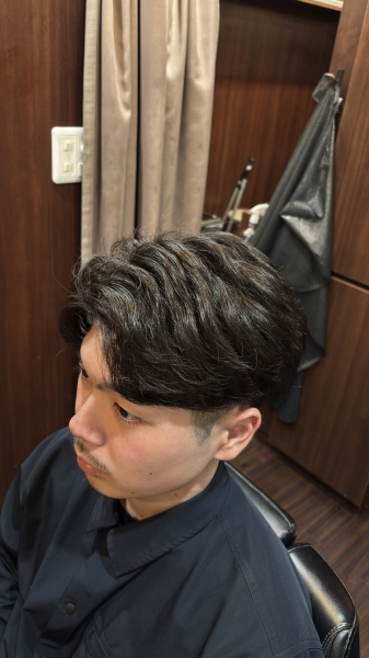 冬こそ試す大人の七三ショート】