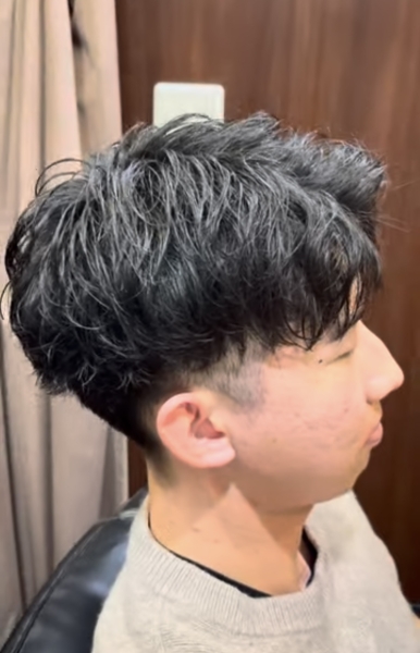 アップバングショート