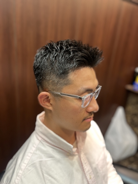 大人に似合う品のあるフェードスタイル