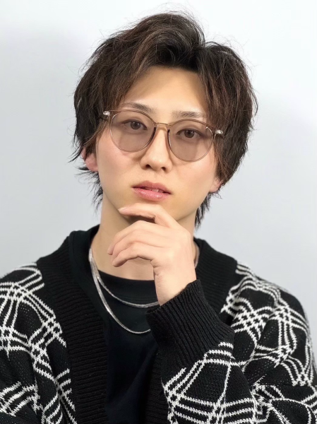 軽やかな質感が魅力のナチュラルマッシュウルフ