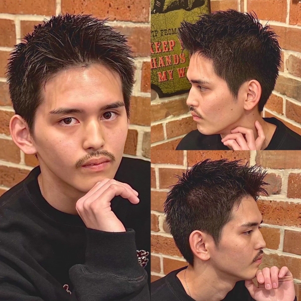 直毛でセットが決まらない男性のための解決カット