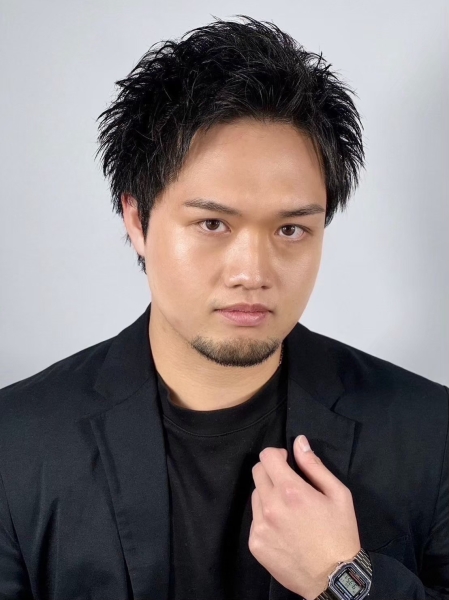 ツーブロアップバング