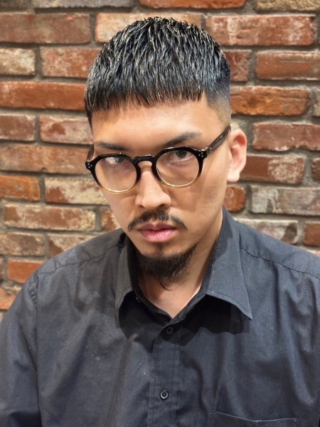 髭、男、バーバー。