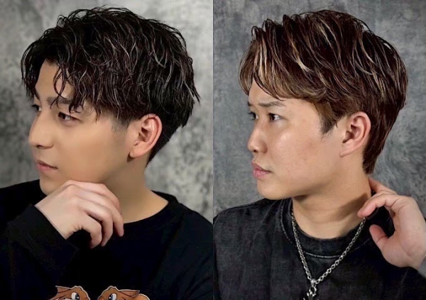 コートを脱いでも決まる男髪