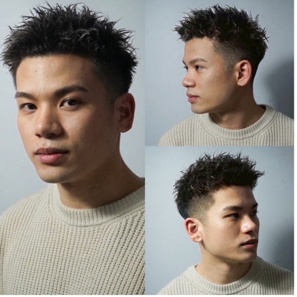 無造作スパイキーショート