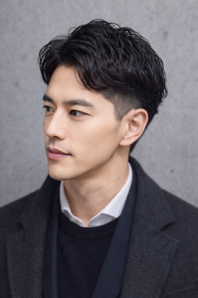 1月の寒さでも決まる大人ビジネスパーマ