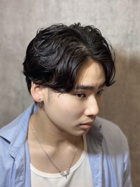 冬のパーマで朝のセットを時短に