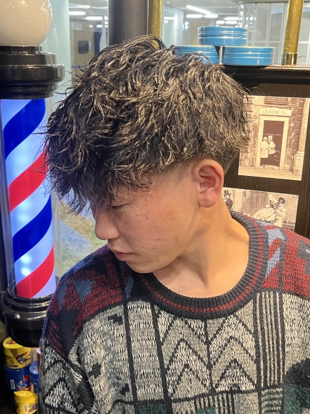 ツイストスパイラルパーマ×マッシュ