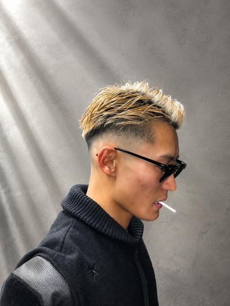 ハイトーンカラー×フェードスタイル
