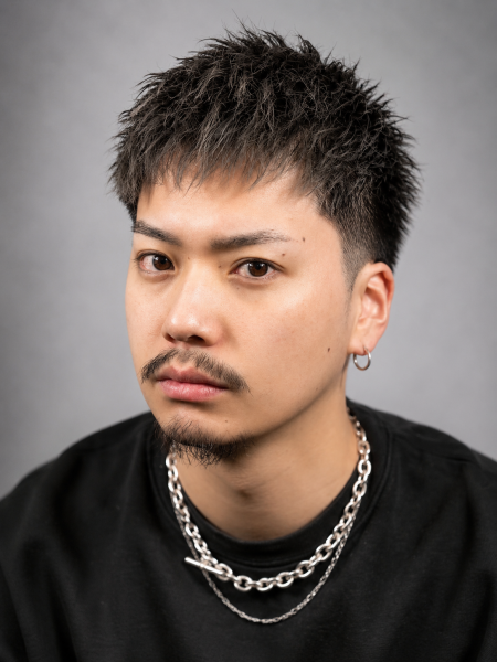 クロップスタイル×テーパーフェード