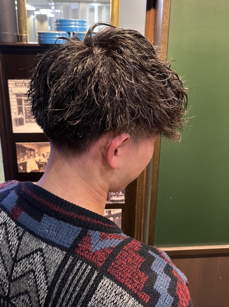 ツイストスパイラルパーマ×マッシュ