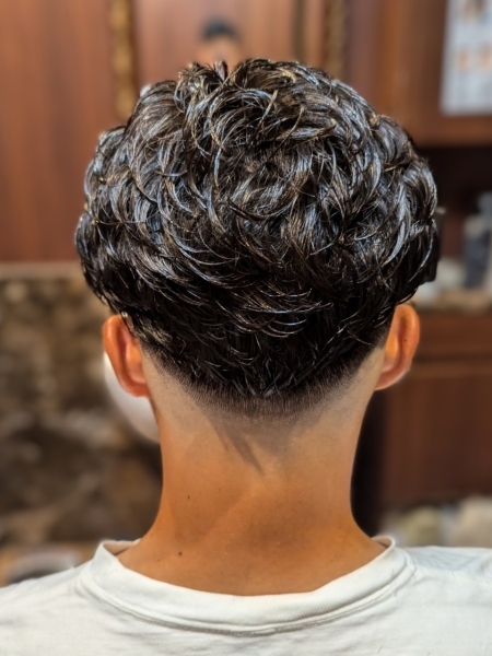 パーマ×フェードスタイル