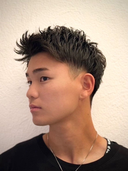 ツーブロック×ジェットモヒ