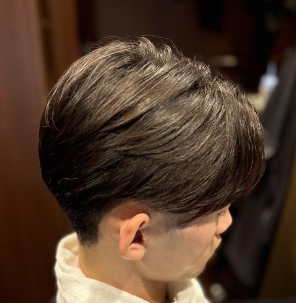 毛流れセンターパート