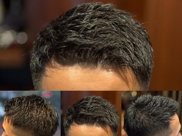 アップバングショート