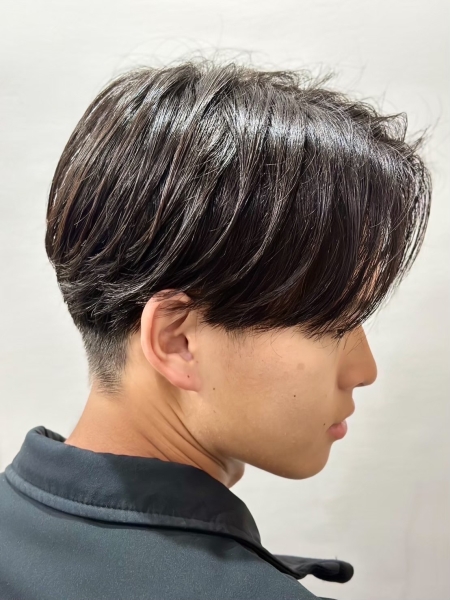 メンズヘアはシルエットが重要