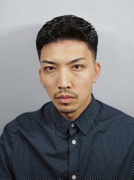 30代40代ビジネスショートパーマ