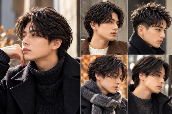 ニットやコートに似合う！秋冬のメンズヘアスタイル