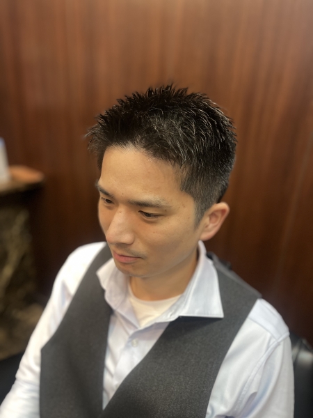 スタイリングが簡単なメンズヘア