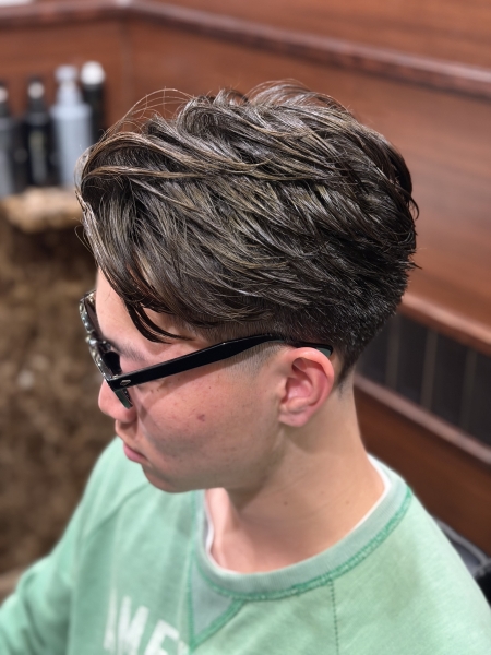 王道×色気。テーパーフェード×ナチュラル