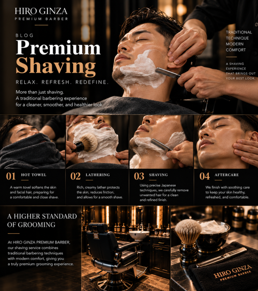The Hot Towel Shave — Experience Traditional Japanese Barbering in Singapore
