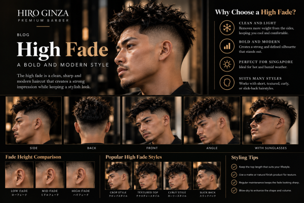 High Fade Haircut — A Bold, Clean Look for Modern Men