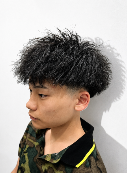 ツイストマッシュで男らしく