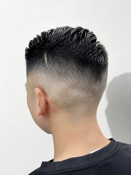 ハイフェード×震災刈で男らしく