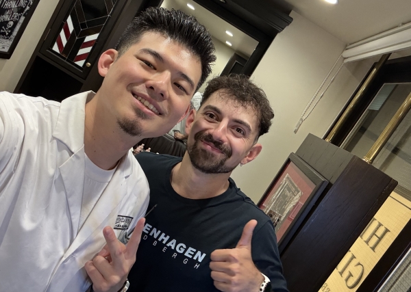A British Customer Enjoyed His Perm!