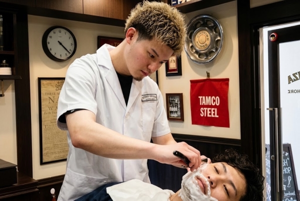 男は理容室で整える上質な身だしなみ