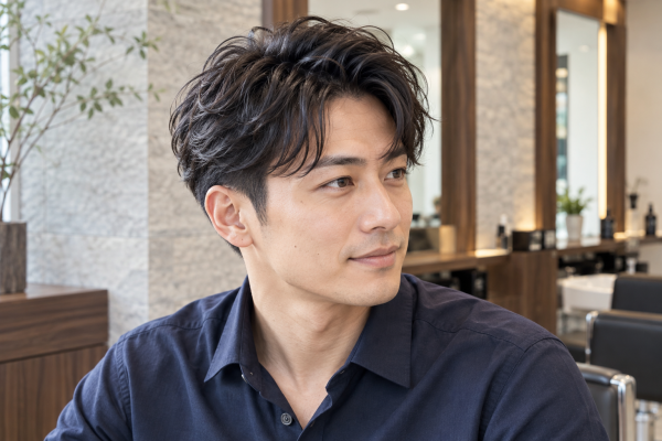 直毛を扱いやすくするパーマ