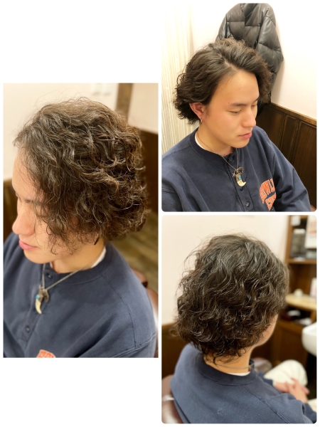 スパイラルパーマ