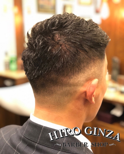 ジェットモヒカンinフェード ヘアカタログ 高級理容室 床屋 ヘアサロン Premium Barber プレミアムバーバー