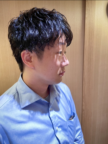 メンズナチュラルパーマ