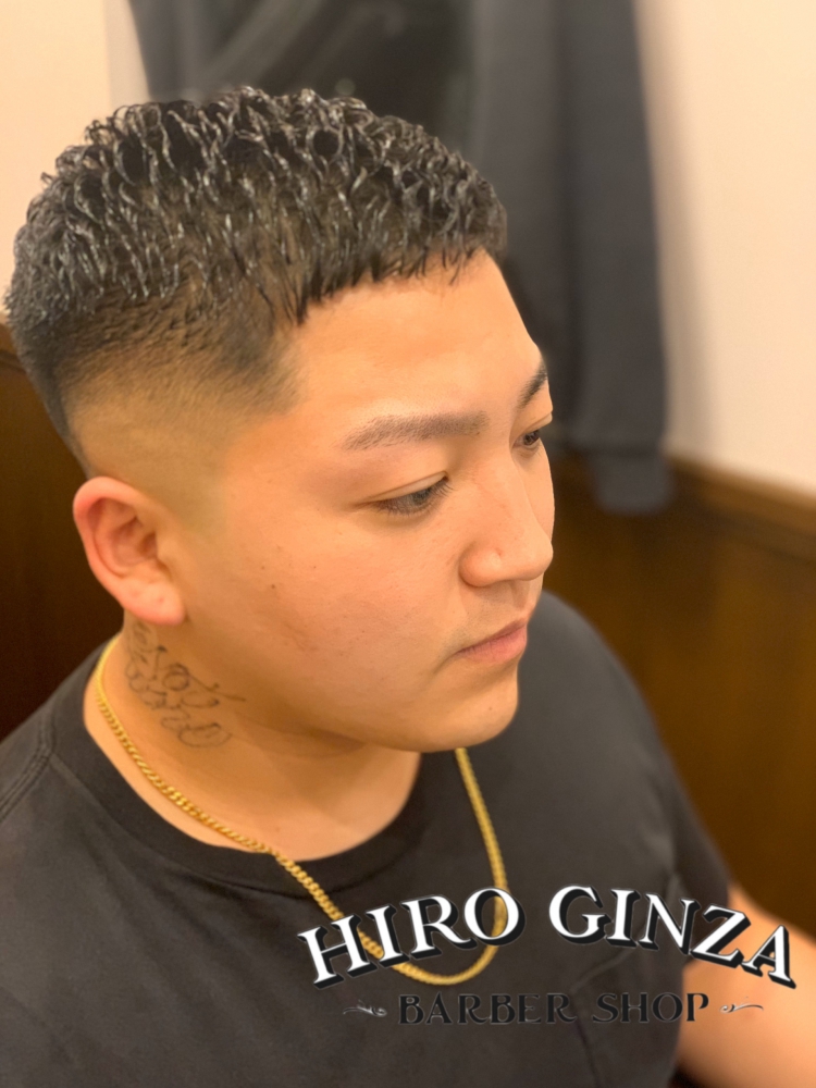 濡れパンスキンフェード ヘアカタログ 高級理容室 床屋 ヘアサロン Premium Barber プレミアムバーバー