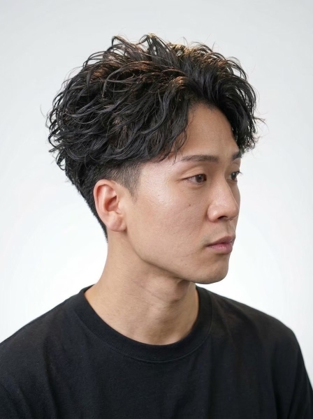 波巻きツイストスパイラルショート