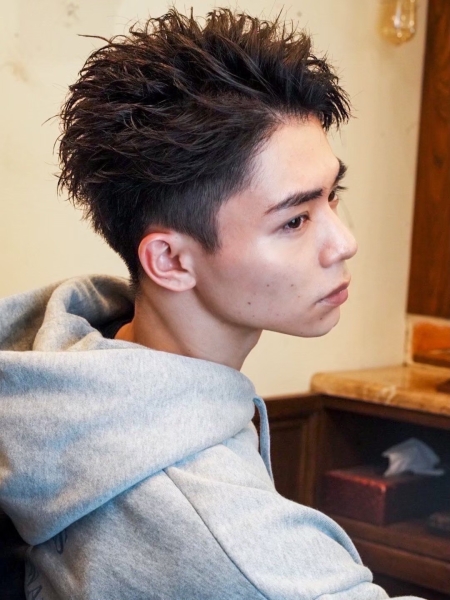 アップバングツイストショート