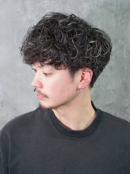 立体感◎大人の波巻きフェード