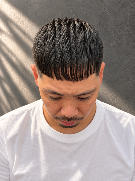 難波で人気！クロップ×スキンフェード