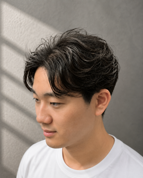 フェザーパーマ×難波心斎橋