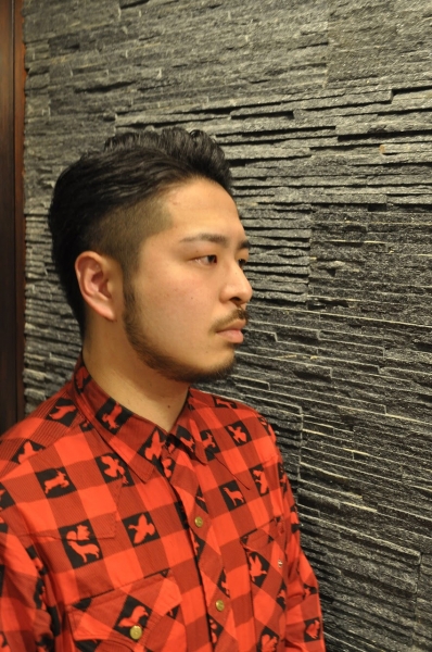 7 3ツーブロックショートスタイル ヘアカタログ 高級理容室 床屋 ヘアサロン Premium Barber プレミアムバーバー