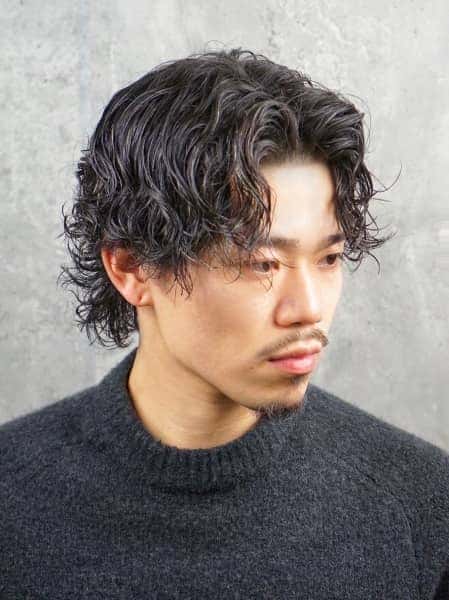 6月の男を上げる髪