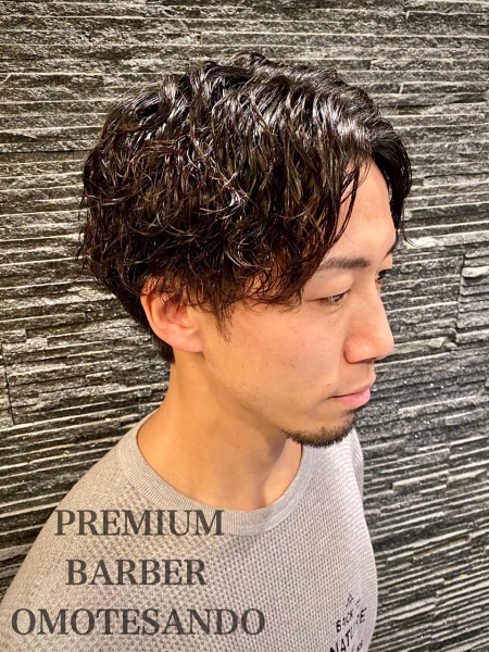 韓国風 ヘアカタログ 高級理容室 床屋 ヘアサロン Premium Barber プレミアムバーバー