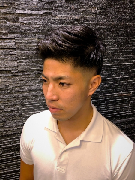 直毛 ヘアカタログ 高級理容室 床屋 ヘアサロン Premium Barber プレミアムバーバー