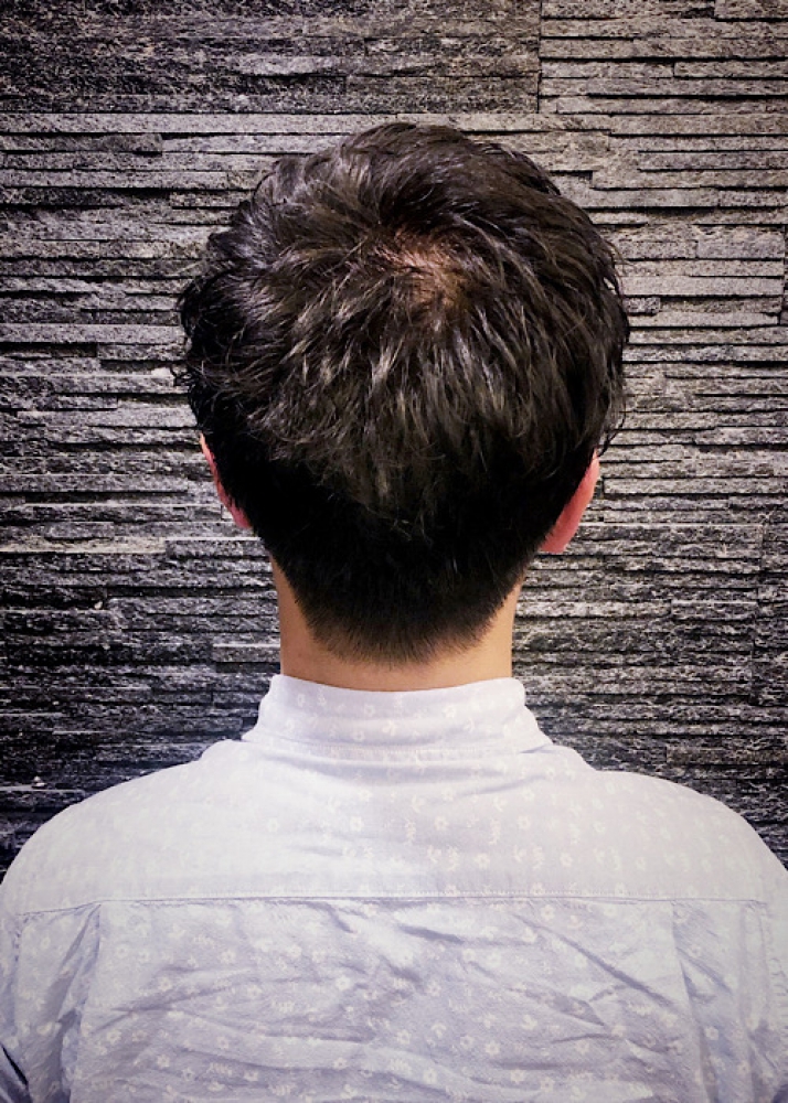ショートレイヤー 形状記憶パーマ ヘアカタログ 高級理容室 床屋 ヒロ銀座ヘアーサロン